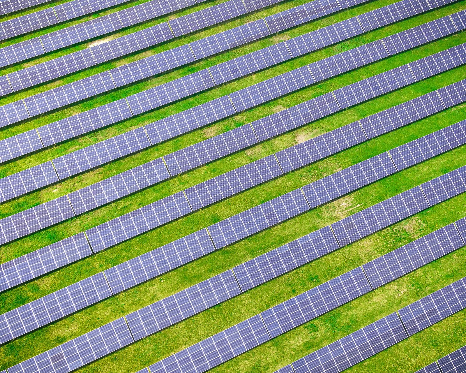 Utility-scale solar farm